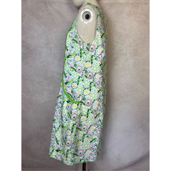Lilly Pulitzer Originals Collection Worth Shift Dress Queen Of Green size 10 RAR - Picture 4 of 7